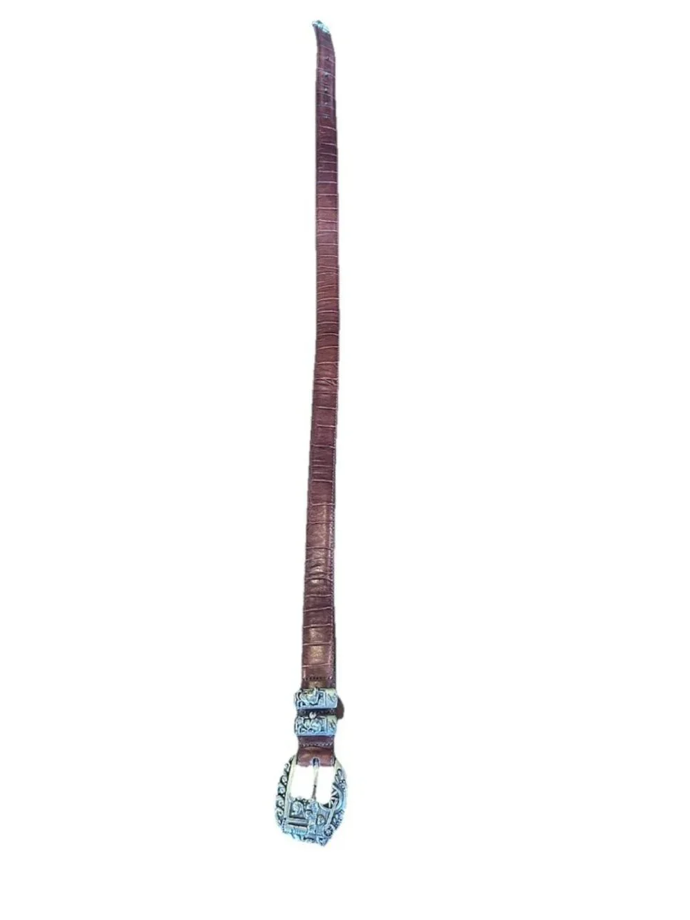 Brighton Vintage Disney Leather Belt Size 28 Mickey, Donald, Goofy
